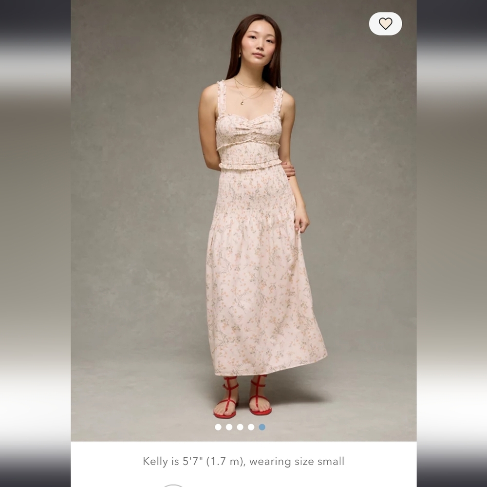 American Eagle Floral Maxi Dress Size Medium